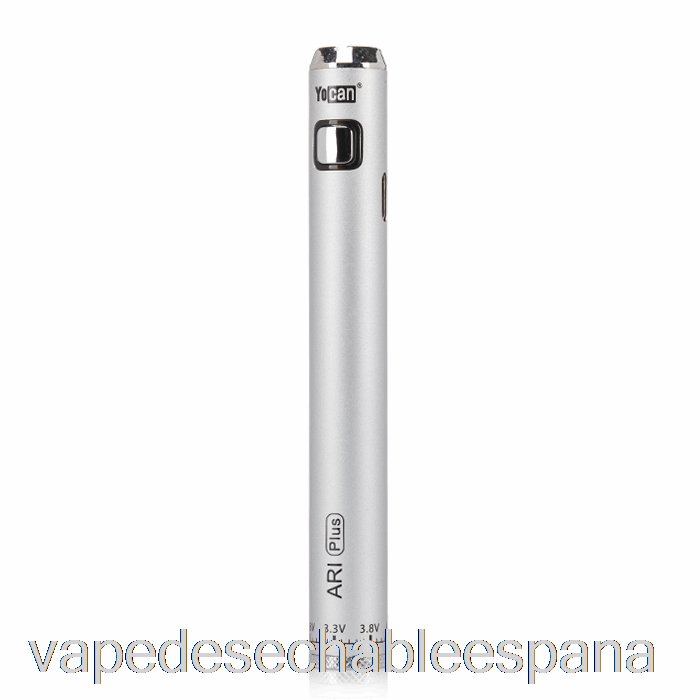 Vape Desechable España Yocan Ari Plus 900mah Bateria Plata